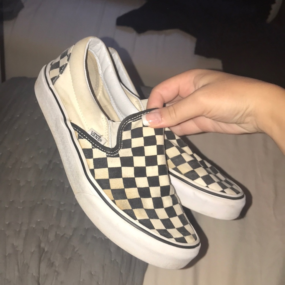 Checkered vans